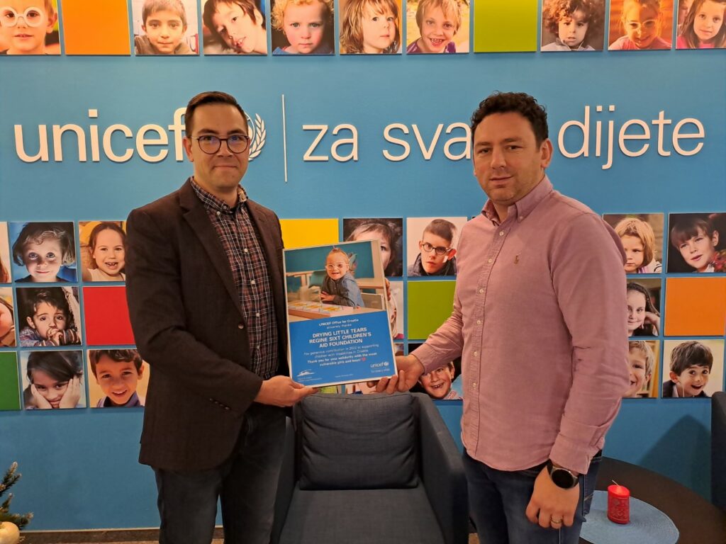 L'UNICEF premia la Regine Sixt Children's Aid Foundation e SIXT Croazia per il loro sostegno al progetto a favore dei bambini con disabilità