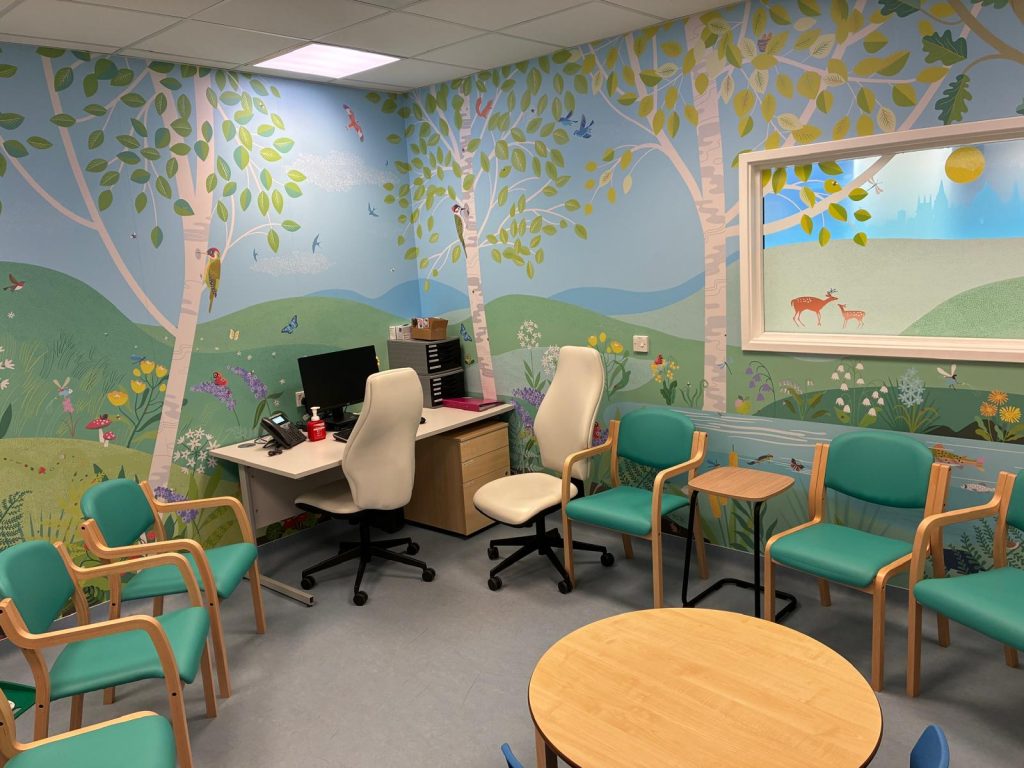 Main Clinic Room Garden Theme Transformation